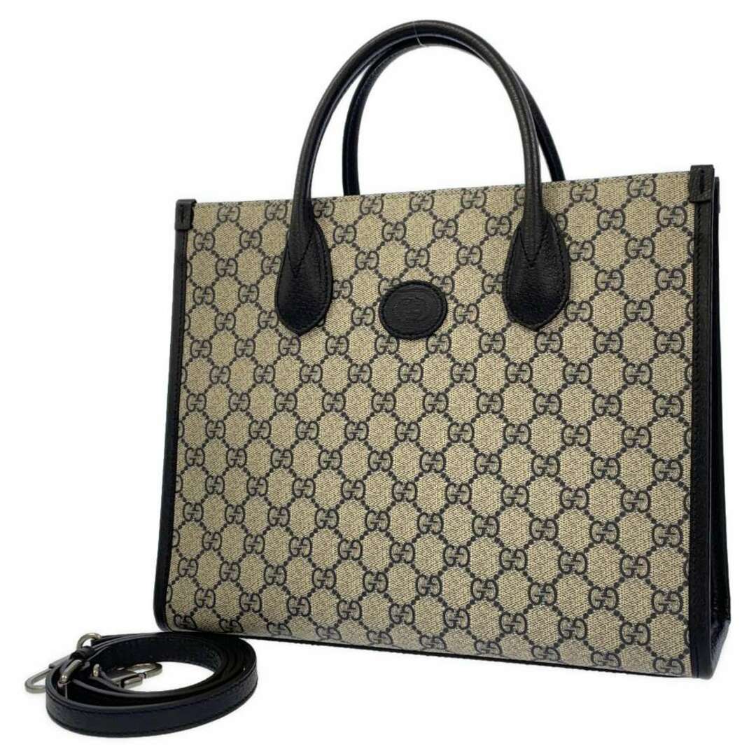 Gucci - グッチ トートバッグ インターロッキングG レザー 659983