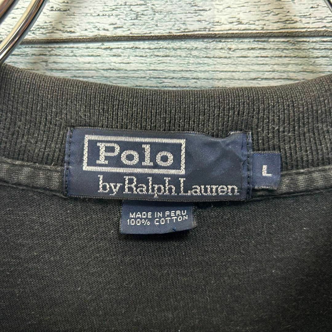 Ralph Lauren - 【希少‼︎】ラルフローレン 刺繍ロゴ 太ボーダー