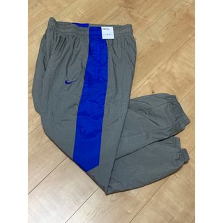 00s NIKE　グレーx黄 テック　ナイロンパンツ　ドローコード　M