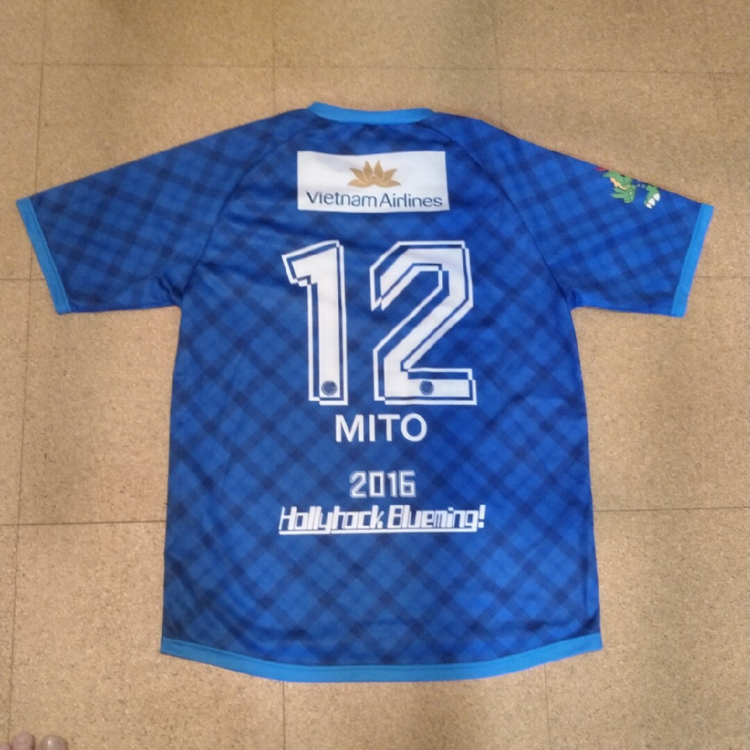 GAViC(ガビック)のかどぅー様専用✨水戸ホーリーホックブルーミングTシャツ2016 スポーツ/アウトドアのサッカー/フットサル(ウェア)の商品写真