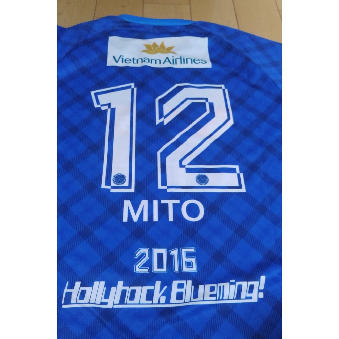 GAViC(ガビック)のかどぅー様専用✨水戸ホーリーホックブルーミングTシャツ2016 スポーツ/アウトドアのサッカー/フットサル(ウェア)の商品写真