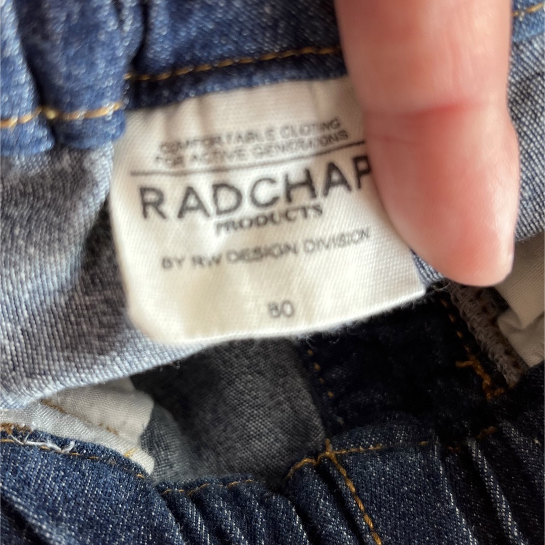 RADCHAP(ラッドチャップ)のデニムパンツ　ショートパンツ キッズ/ベビー/マタニティのベビー服(~85cm)(パンツ)の商品写真