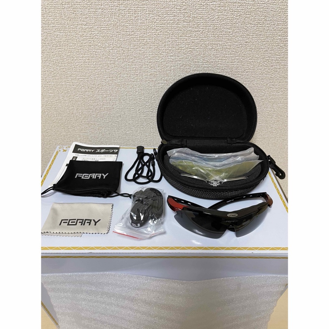 FERRY 偏光レンズ スポーツサングラス  交換レンズ全4枚 メンズのファッション小物(サングラス/メガネ)の商品写真