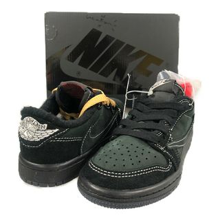 ナイキ(NIKE)のNIKE ナイキ ×Travis Scott DO5442-001 JORDAN 1 LOW OG SP(PS) ジョーダン シューズ 子供用 ブラック US11c=17cm 正規品 / 32403(スニーカー)