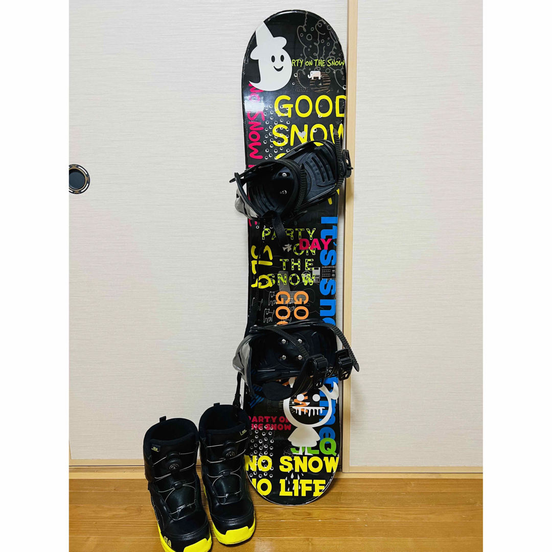 キッズ・ジュニアスノーボードセット 板118cm ブーツ20.5cmの通販 by R ...