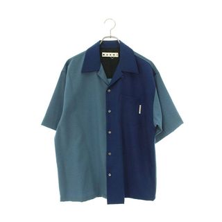 マルニ(Marni)のマルニ  22SS  CUMU0213QU バイカラーボーリング半袖シャツ メンズ 46(シャツ)