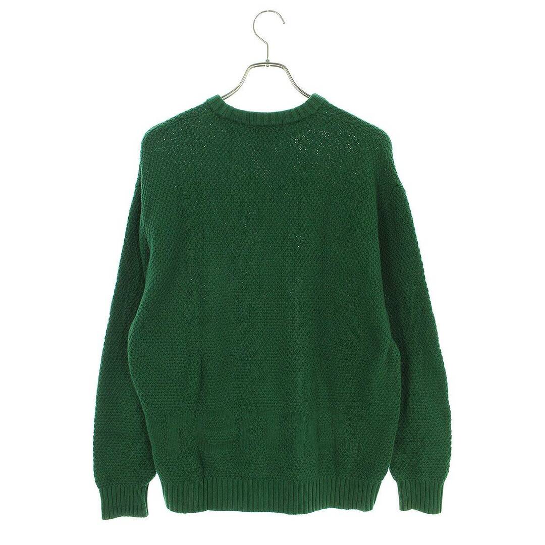 シュプリーム  20AW  Textured Small Box Sweater スモールボックスロゴクルーネックニット メンズ M