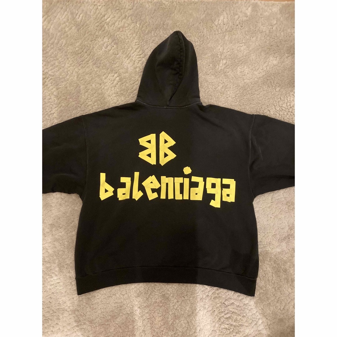 Balenciaga(バレンシアガ)のTAPE TYPE RIPPED POCKET ジップアップ HOODIE  メンズのトップス(パーカー)の商品写真