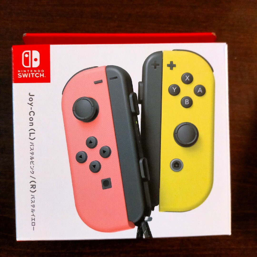 Nintendo Switch(ニンテンドースイッチ)のSwitch　ジョイコン　パステルピンク＆パステルイエロー　新品未使用 エンタメ/ホビーのゲームソフト/ゲーム機本体(その他)の商品写真