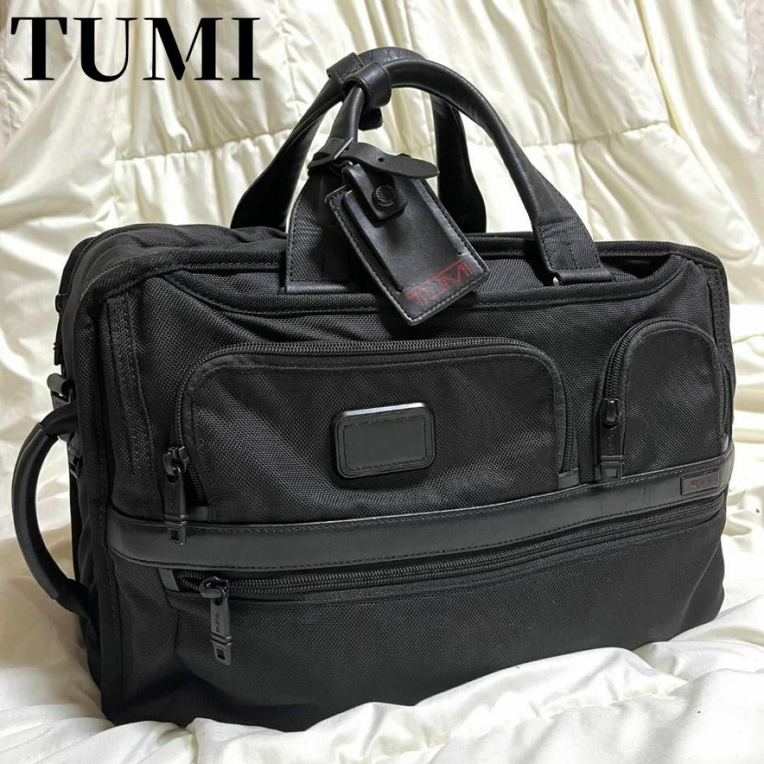 TUMI - 【美品】TUMI ビジネスバッグ リュック ALPHA2 3way A4収納可能