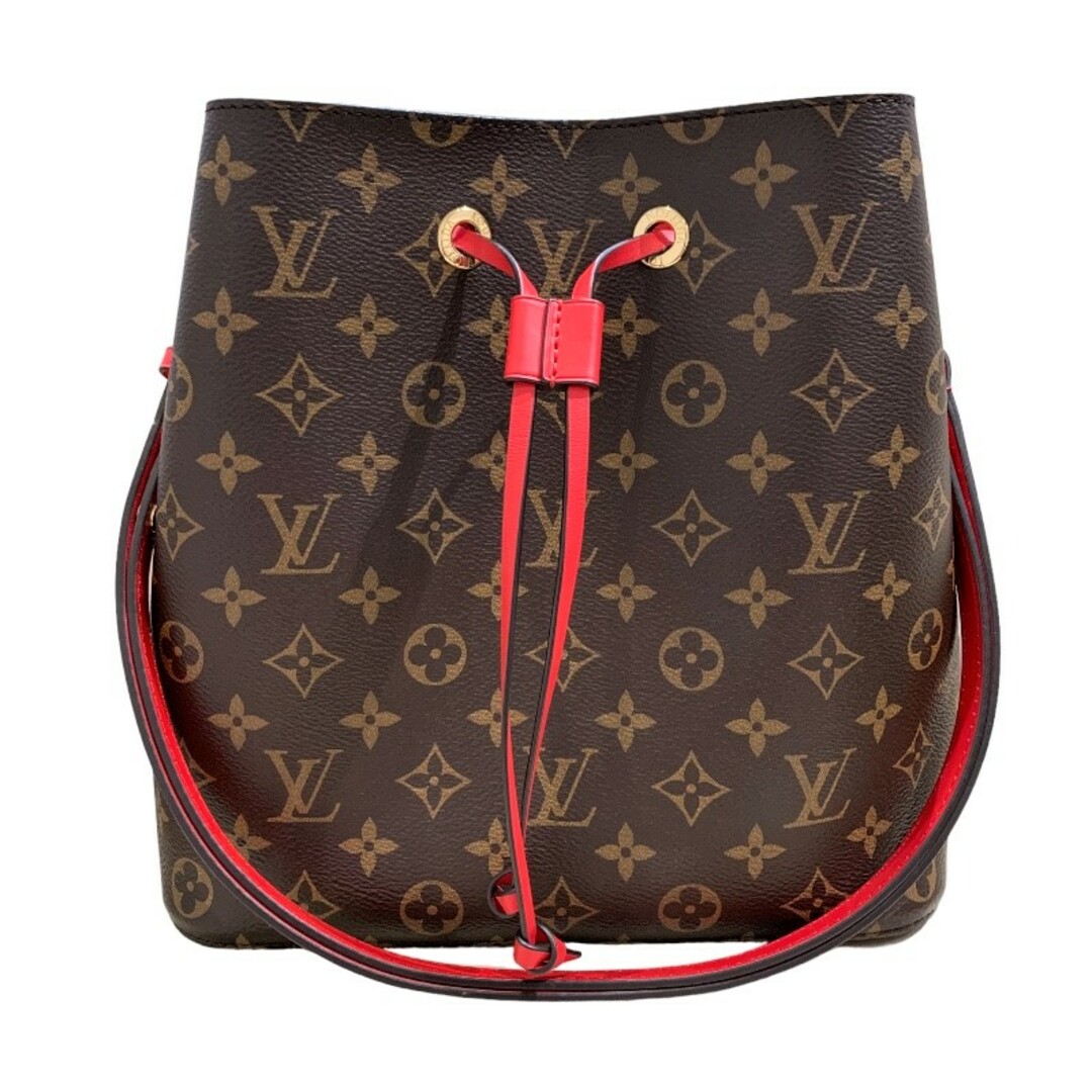 ルイ・ヴィトン LOUIS VUITTON ネオノエ M44021 モノグラム/レッド モノグラムキャンバス×レザー レディース ショルダーバッグ