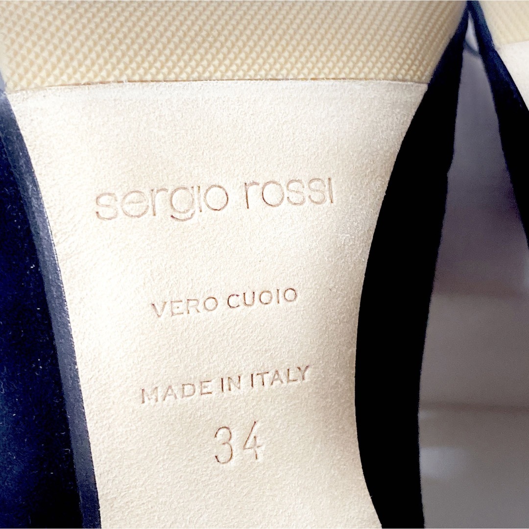 Sergio Rossi(セルジオロッシ)のSergioRossi 　ジャンヴィトロッシ　ベルベット　ベロア　ブーティ レディースの靴/シューズ(ハイヒール/パンプス)の商品写真