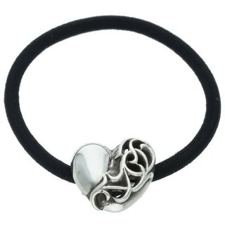 クロムハーツ(Chrome Hearts)のクロムハーツ  HAIRBAND/ハートボタンヘアゴム シルバーコンチョ メンズ(その他)