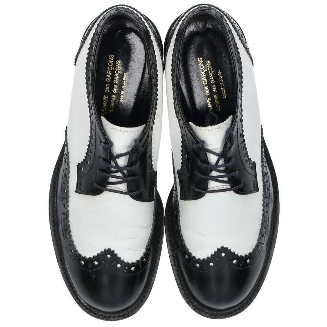 その他コムデギャルソンコムデギャルソン COMME des GARCONSCOMME des GARCONS  22AW  RJ-K101 バイカラーオックスフォードシューズ レディース 23.5cm