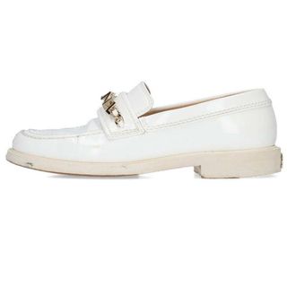CHANEL - シャネル G37430 ロゴチェーンローファー レディース 37.5の