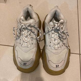 Balenciaga - BALENCIAGA トリプルS ホワイトクリアソール 36の通販 by ...