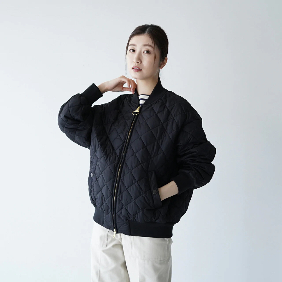 Barbour QUILTED BOMBER JACKEレディース