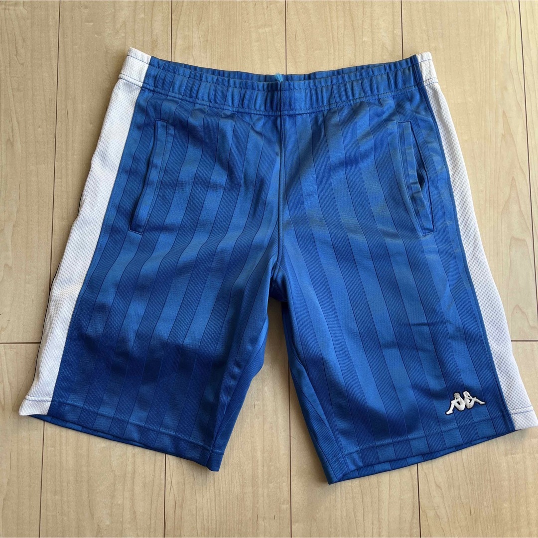 Kappa(カッパ)のKappa  ハーフパンツ　ジャージ　青 スポーツ/アウトドアのサッカー/フットサル(ウェア)の商品写真