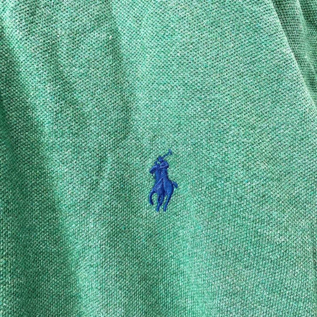 POLO RALPH LAUREN(ポロラルフローレン)のポロラルフローレン　半袖ポロシャツ　ラガー　無地　カラーポニー　男女兼用　L メンズのトップス(ポロシャツ)の商品写真