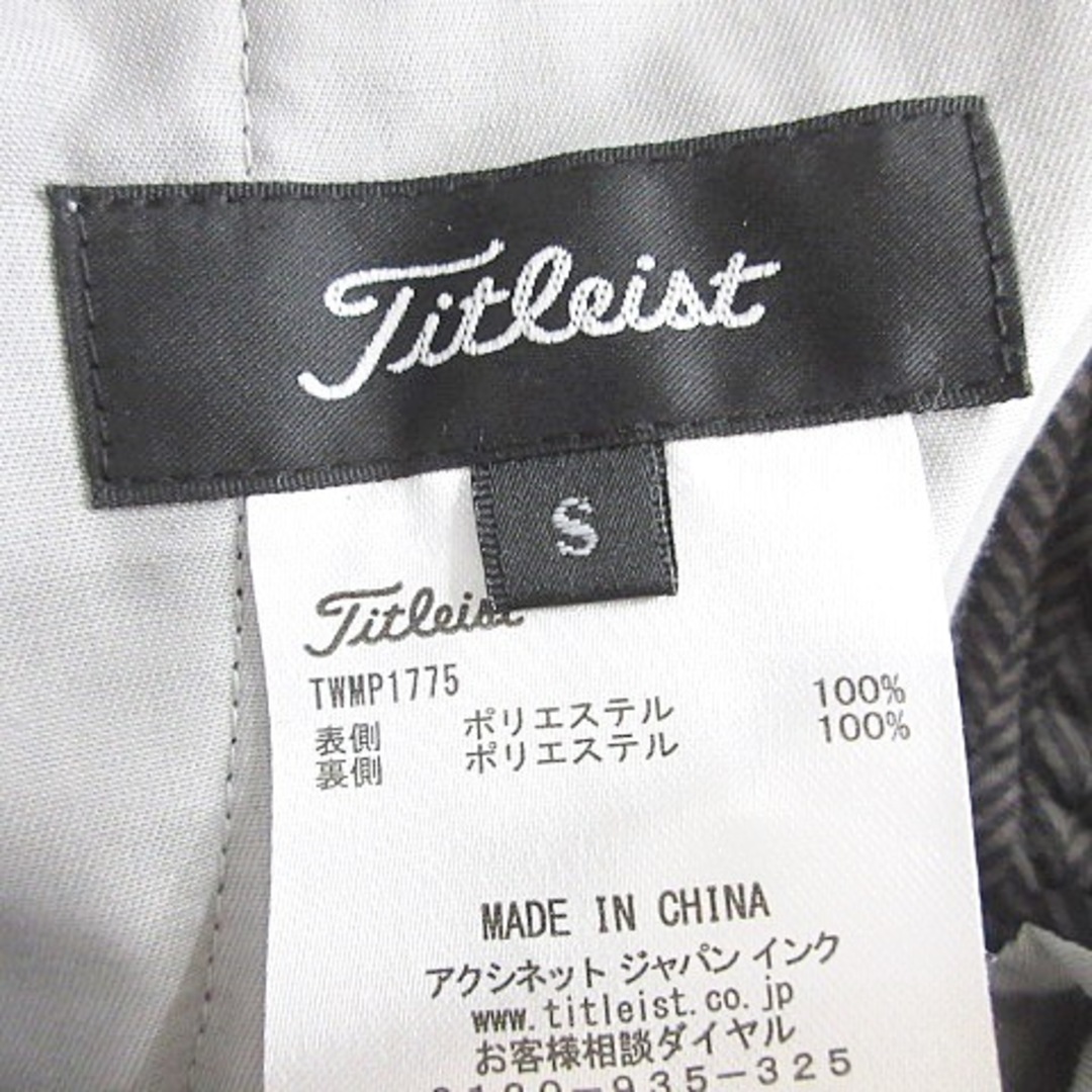 Titleist - タイトリスト TITLEIST ゴルフ パンツ 裏起毛 グレー黒 ブラック Sの通販 by ベクトル ラクマ店