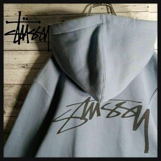 激レア　stussy ベーシックパーカー　ボックス　ストリート　スケート　サーフ