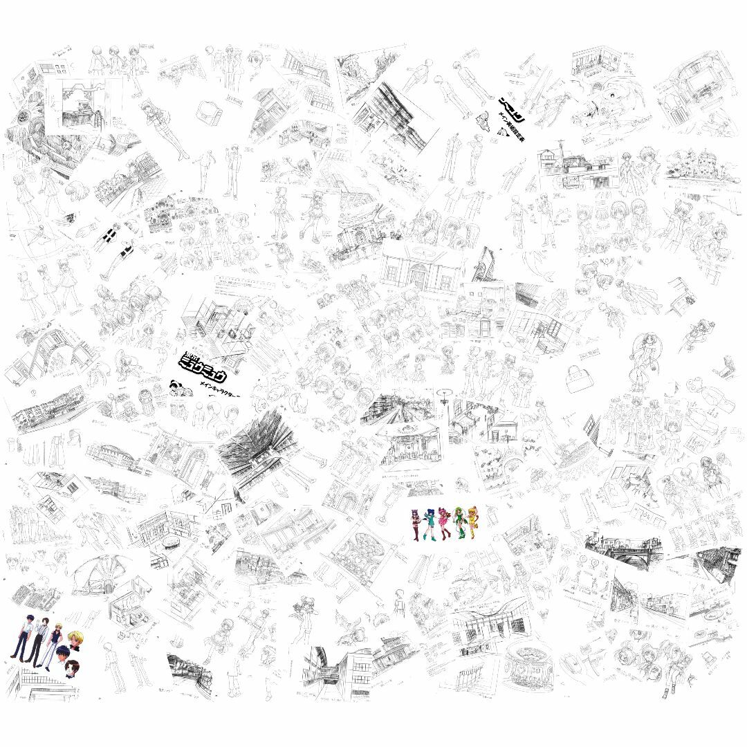 東京ミュウミュウ 設定資料 制作資料 【171枚】 エンタメ/ホビーのおもちゃ/ぬいぐるみ(キャラクターグッズ)の商品写真