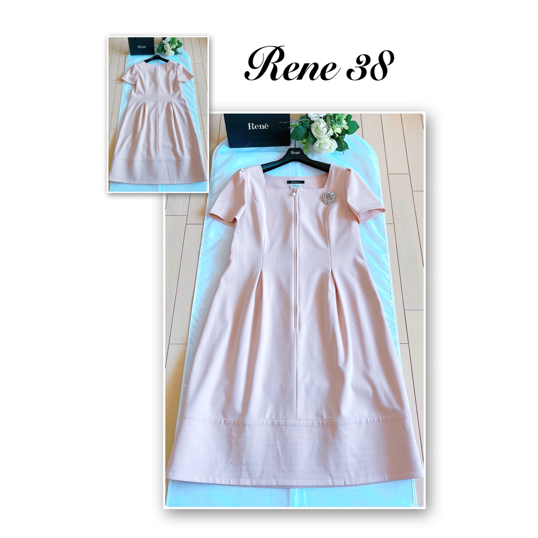 極美品！FOXEY14万円シルクウールワンピース　40 Rene  フォクシー