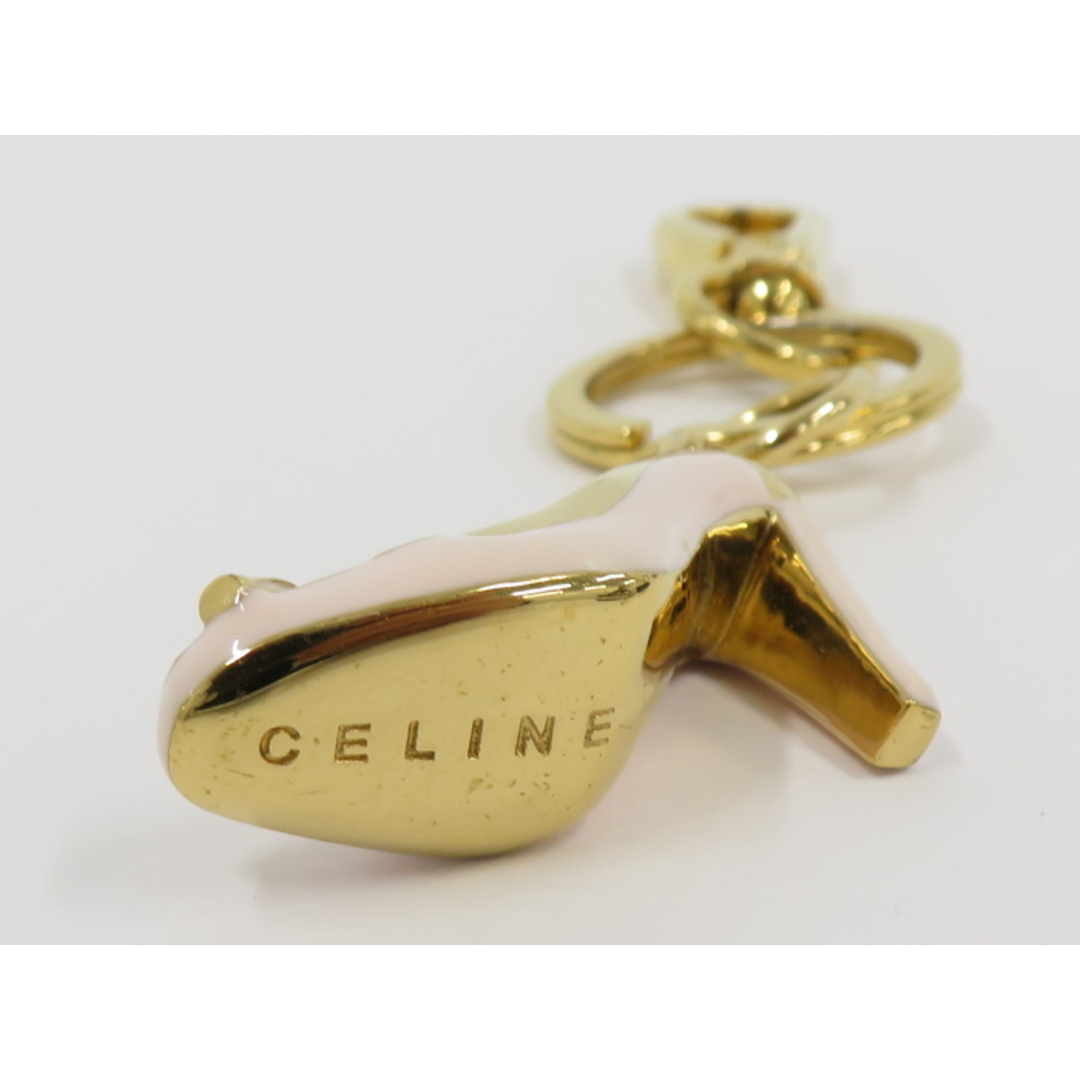 celine(セリーヌ)のCELINE キーホルダー チャーム ハイヒールモチーフ メッキ ゴールド レディースのアクセサリー(チャーム)の商品写真