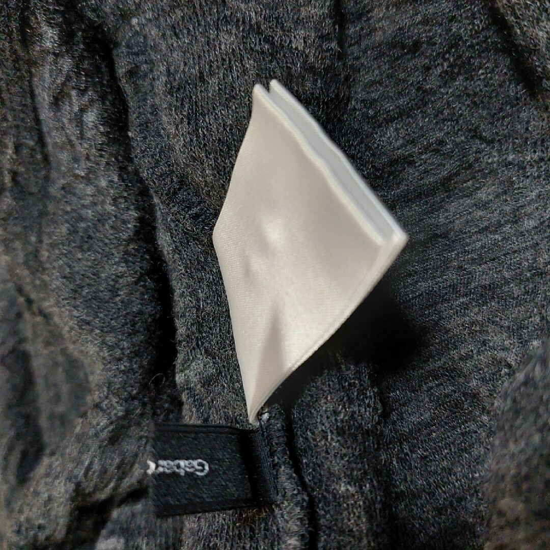 COMME CA DU MODE(コムサデモード)のGabardine K.T　デザイン　ニット　グレー レディースのトップス(ニット/セーター)の商品写真