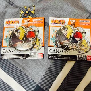 シュウエイシャ(集英社)のナルト　NARUTO TOP99 缶バッジ　デイダラ&サソリ　2点(キャラクターグッズ)