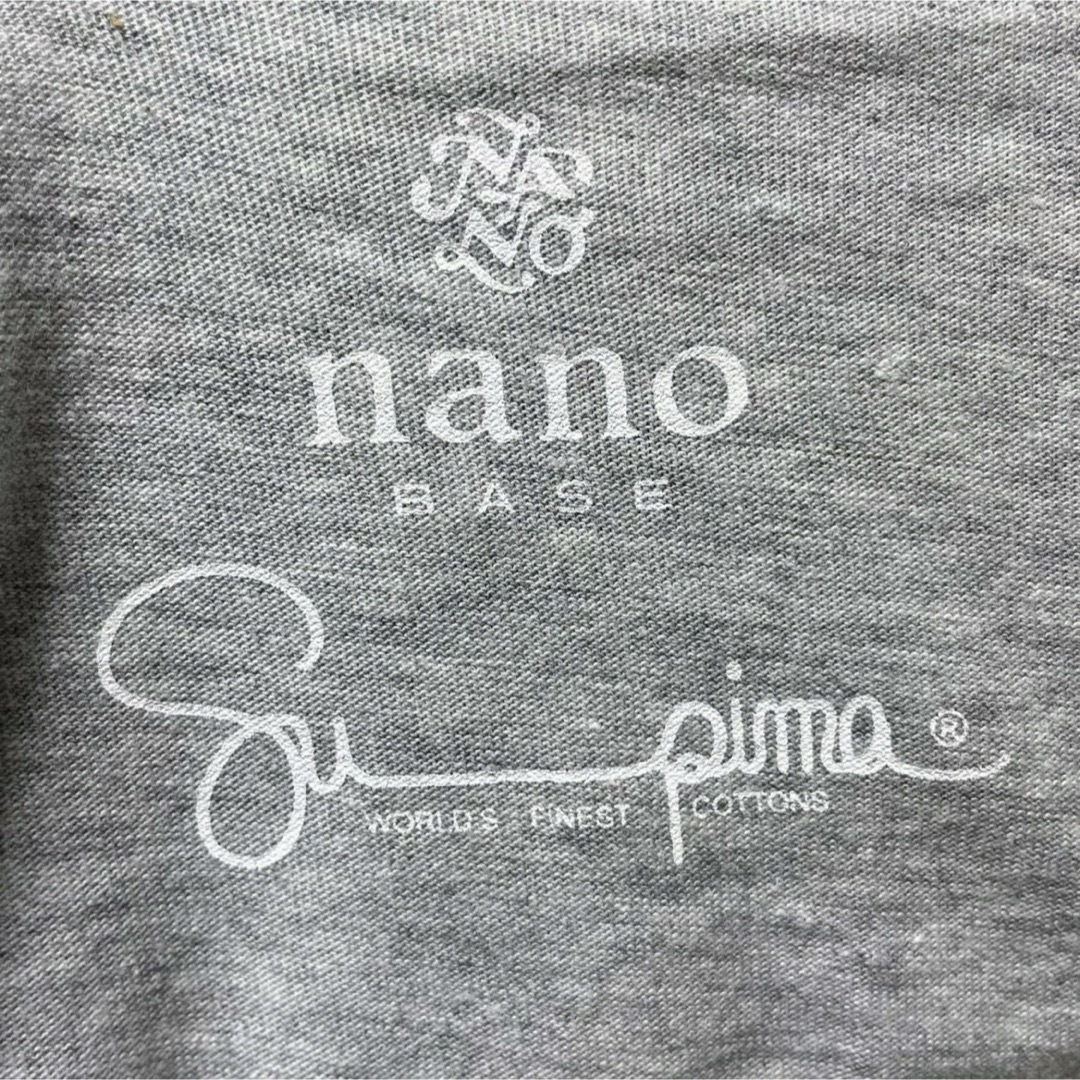 nano・universe(ナノユニバース)のnano・base  ☆ メンズ Lサイズ スーピマモックネックTシャツ メンズのトップス(Tシャツ/カットソー(七分/長袖))の商品写真