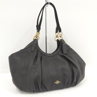 コーチ(COACH)のCOACH ワンショルダーバッグ レザー ブラック F12155(ショルダーバッグ)