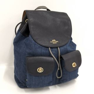 コーチ(COACH)のCOACH バックパック デニム デニムブルー F25883(リュック/バックパック)