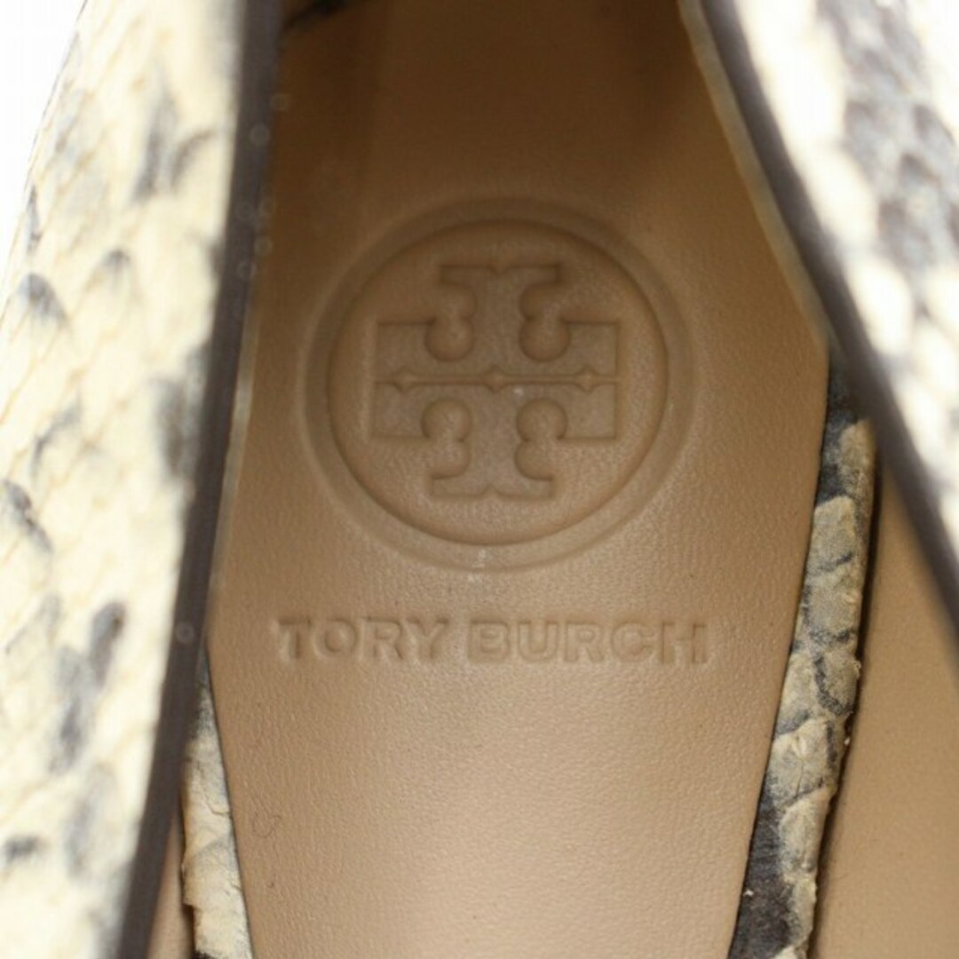 Tory Burch(トリーバーチ)のトリーバーチ パンプス レザー ラウンドトゥ 6C 23cm ベージュ レディースの靴/シューズ(ハイヒール/パンプス)の商品写真