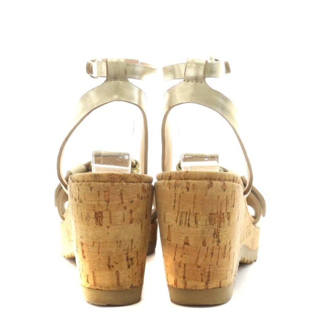 Stella McCartney(ステラマッカートニー)のステラマッカートニー サンダル ウェッジソール 35 22.5cm ゴールド色 レディースの靴/シューズ(サンダル)の商品写真