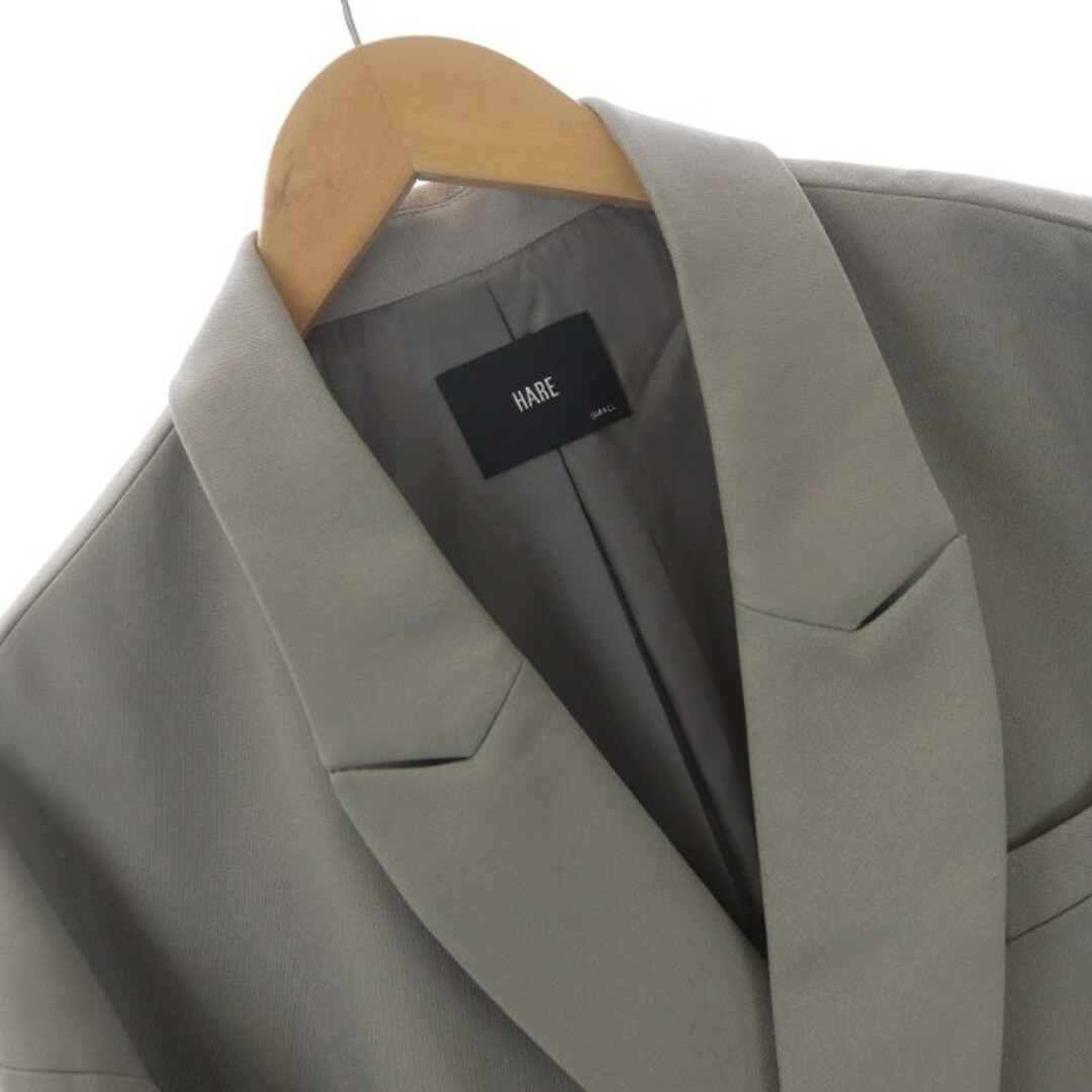 HARE(ハレ)のハレ ジャケットコート ダブル オーバーサイズ S グレー HA030098AD メンズのジャケット/アウター(その他)の商品写真