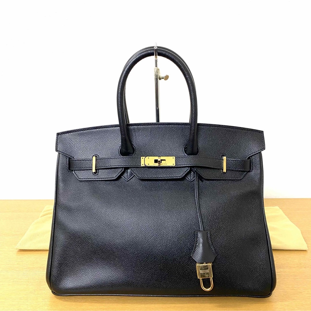 エポニーヌ EPONINE 「BIRKIN35」ハンドバッグ ブラック