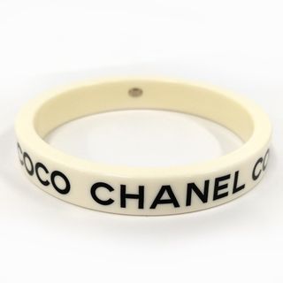 シャネル(CHANEL)のCHANEL ブレスレット ココシャネル ホワイト 07P(ブレスレット/バングル)