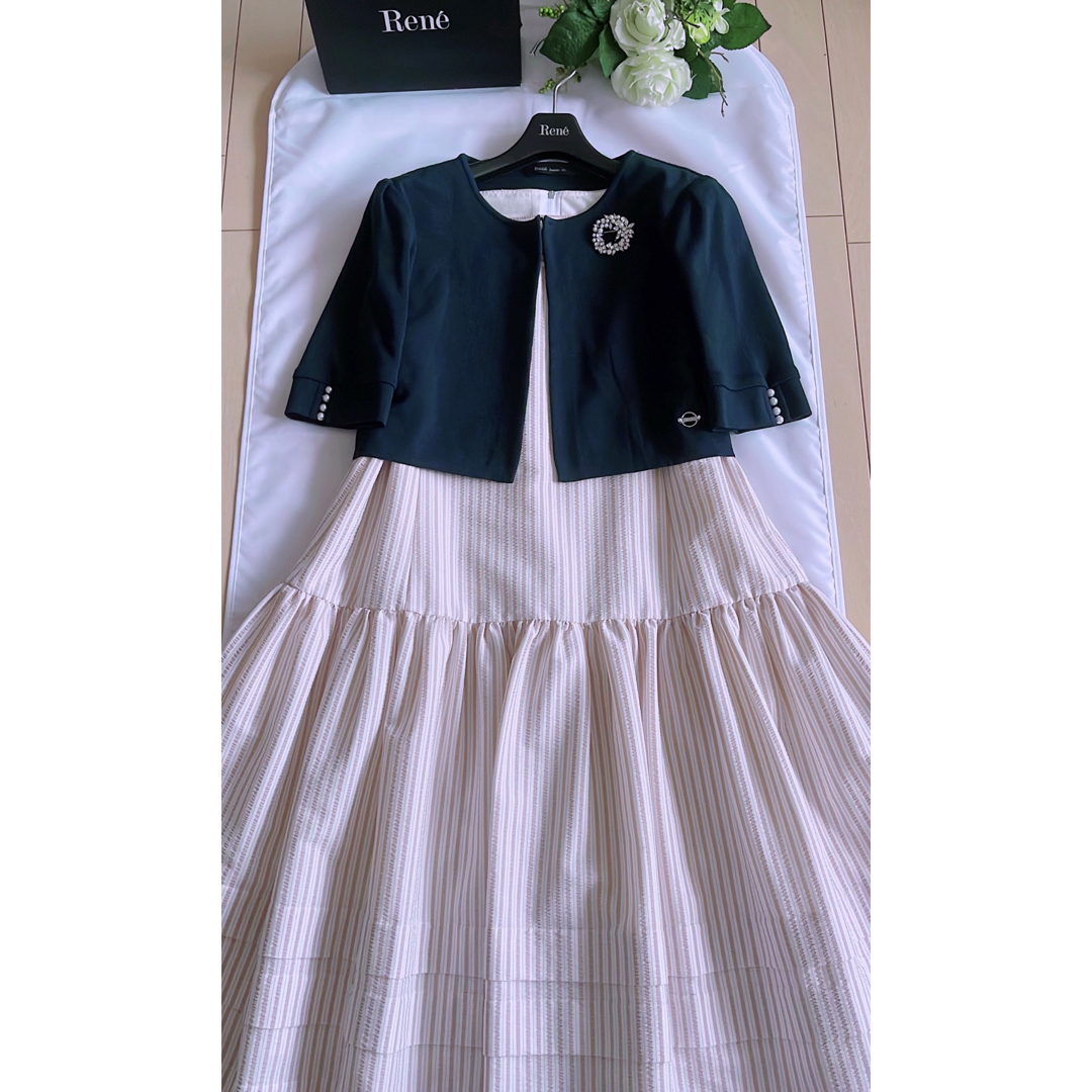 FOXEY - Rene 2020年パール付きカーディガン36 新品同様 foxeyの通販
