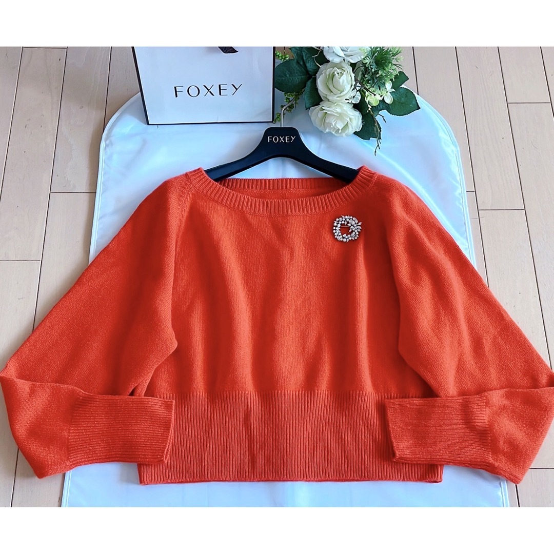 FOXEY - FOXEY ドラジェカシミヤセーター38 極美品 Reneの通販 by