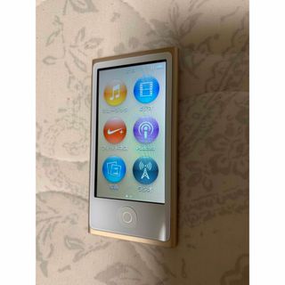 popo様-iPod nano 第7世代(gold)☆動作確認済☆(ポータブルプレーヤー)