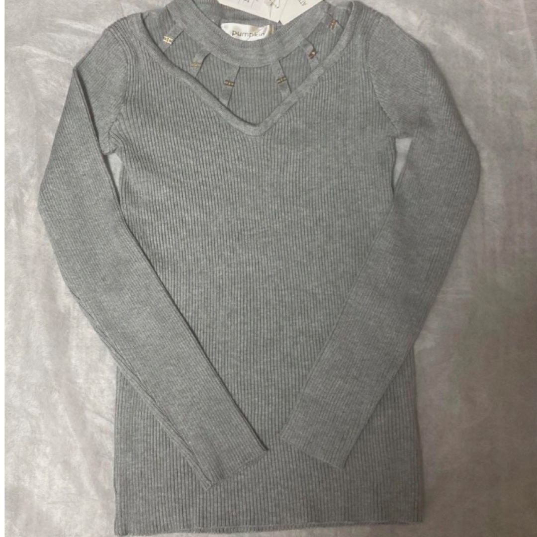 pumpkin ニット　トップス　長袖 レディースのトップス(ニット/セーター)の商品写真