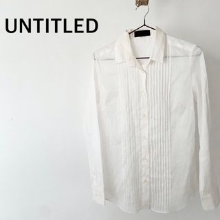 アンタイトル(UNTITLED)のUNTITLED アンタイトル　ホワイト系　長袖　シャツ　トップス(シャツ/ブラウス(長袖/七分))