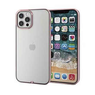 エレコム(ELECOM)の iPhone12/12 Pro ケース Qi充電　ソフト 極み ローズゴールド(iPhoneケース)