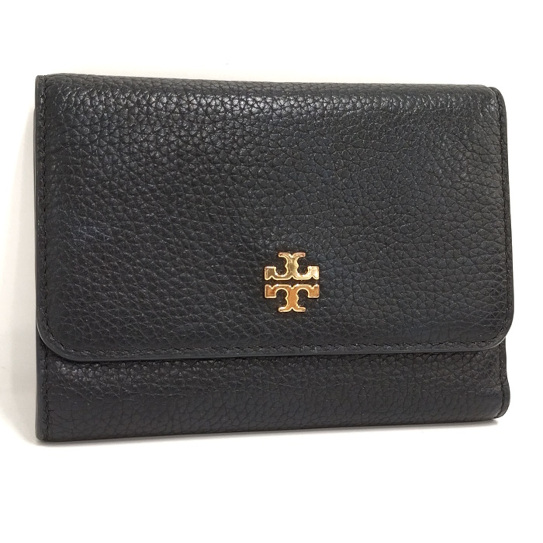 Tory Burch(トリーバーチ)のTORY BURCH 三つ折り財布 カーター レザー ブラック 70447 レディースのファッション小物(財布)の商品写真