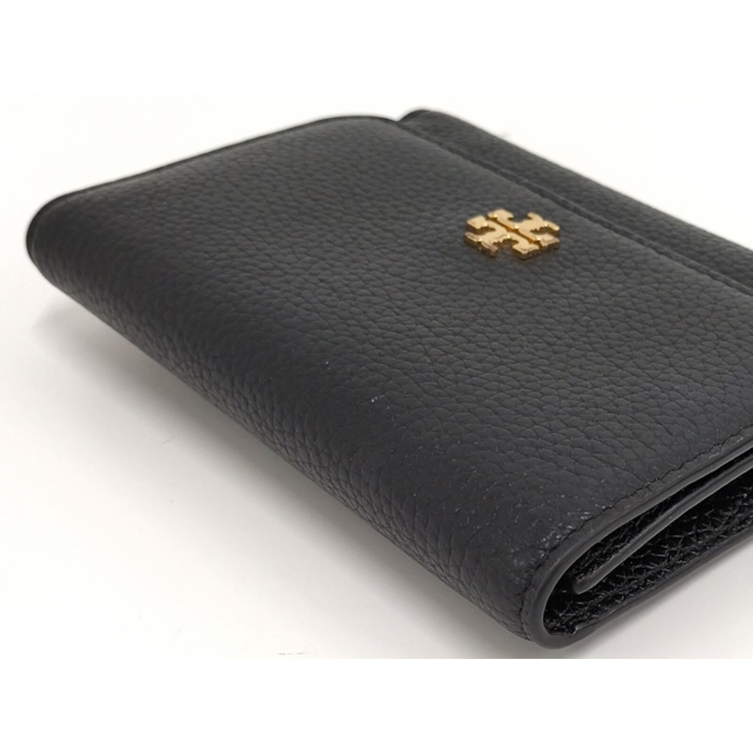 Tory Burch(トリーバーチ)のTORY BURCH 三つ折り財布 カーター レザー ブラック 70447 レディースのファッション小物(財布)の商品写真