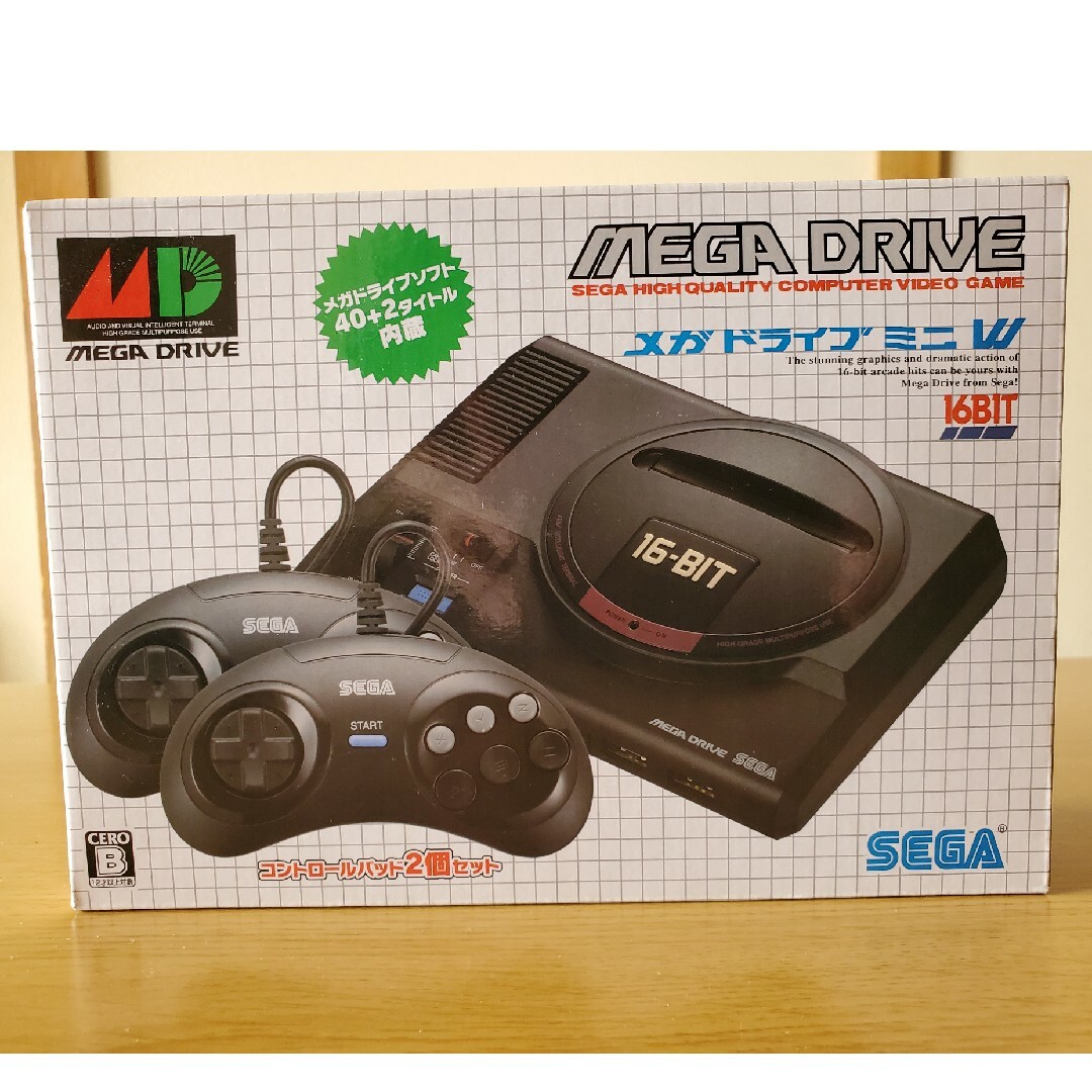 メガドライブミニW エンタメ/ホビーのゲームソフト/ゲーム機本体(家庭用ゲーム機本体)の商品写真