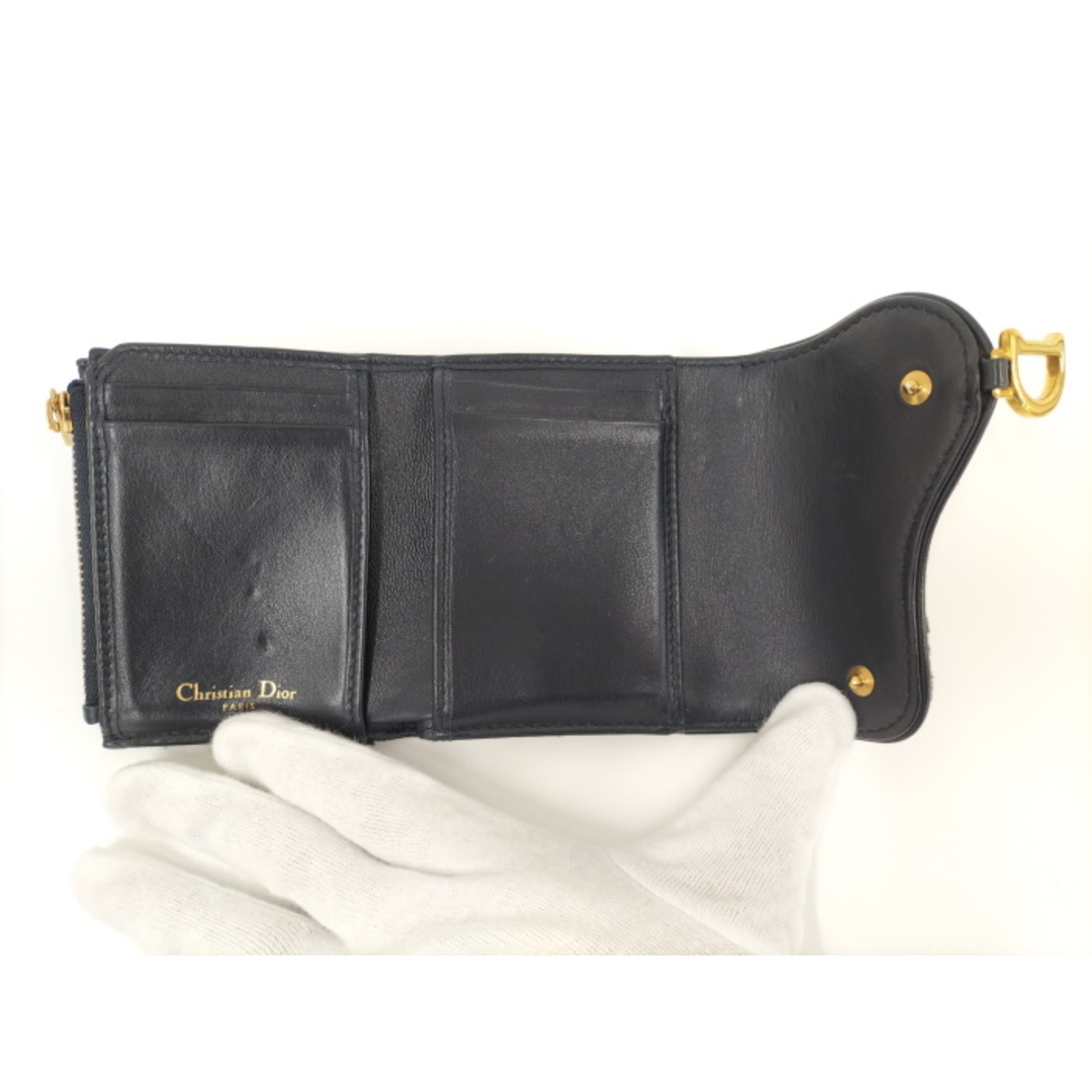 Christian Dior - Christian Dior トロッター三つ折り財布 キャンバス
