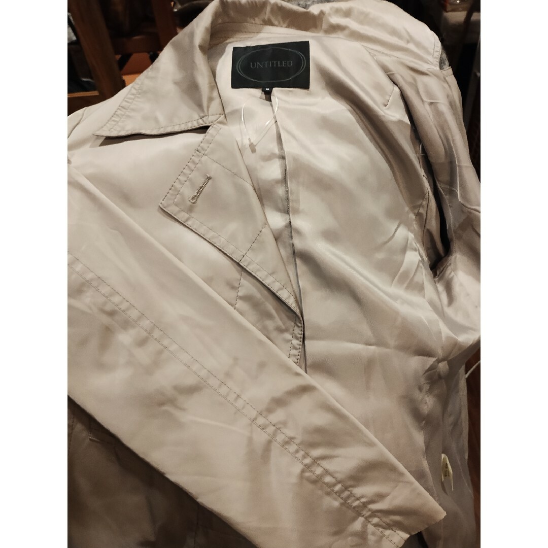 UNTITLED(アンタイトル)の美品UNTITLED ショートトレンチコート レディースのジャケット/アウター(トレンチコート)の商品写真