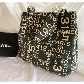 シャネル(CHANEL)のメグミルク様専用♡CHANEL シャネル　アイコン　キャンバス　トートバッグ(ショルダーバッグ)